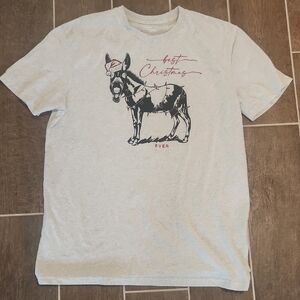 Best Christmas Donkey T-Shirt - White